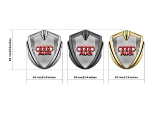 Audi Auto Car Badge Modern Look High-End Style